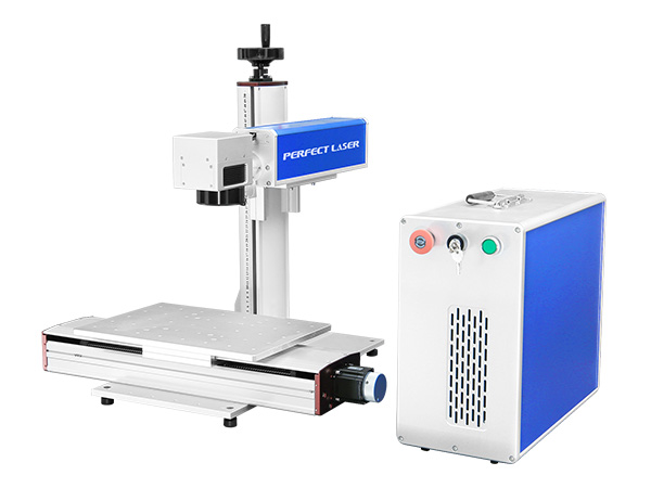 Fiber Laser Marking Systems With Motorized X Axis for Keyboard Marking-PEDB-470